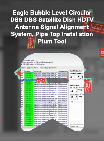 Dish tv antenna alignment